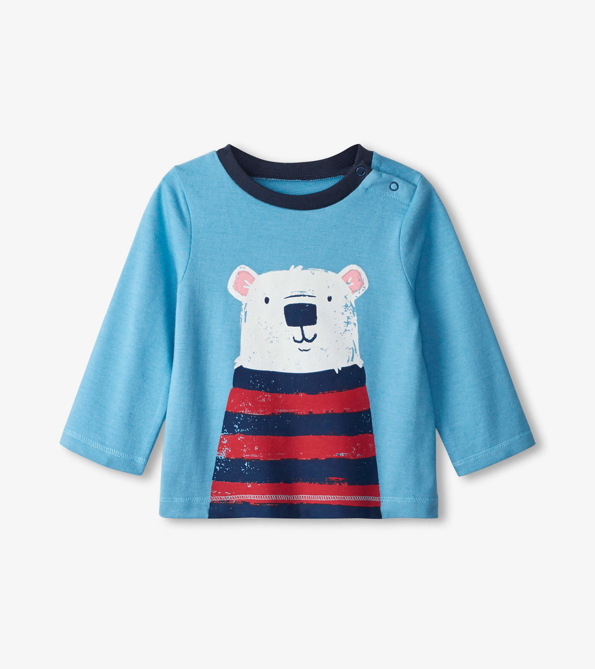 Agrandir l'image de T-shirt à manches longues pour bébé – Ours polaire
