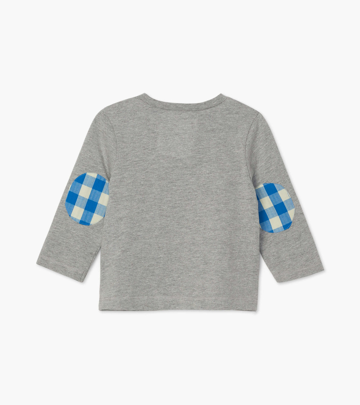 Agrandir l'image de T-shirt à manches longues avec empiècement aux coudes pour bébé – Chien chic