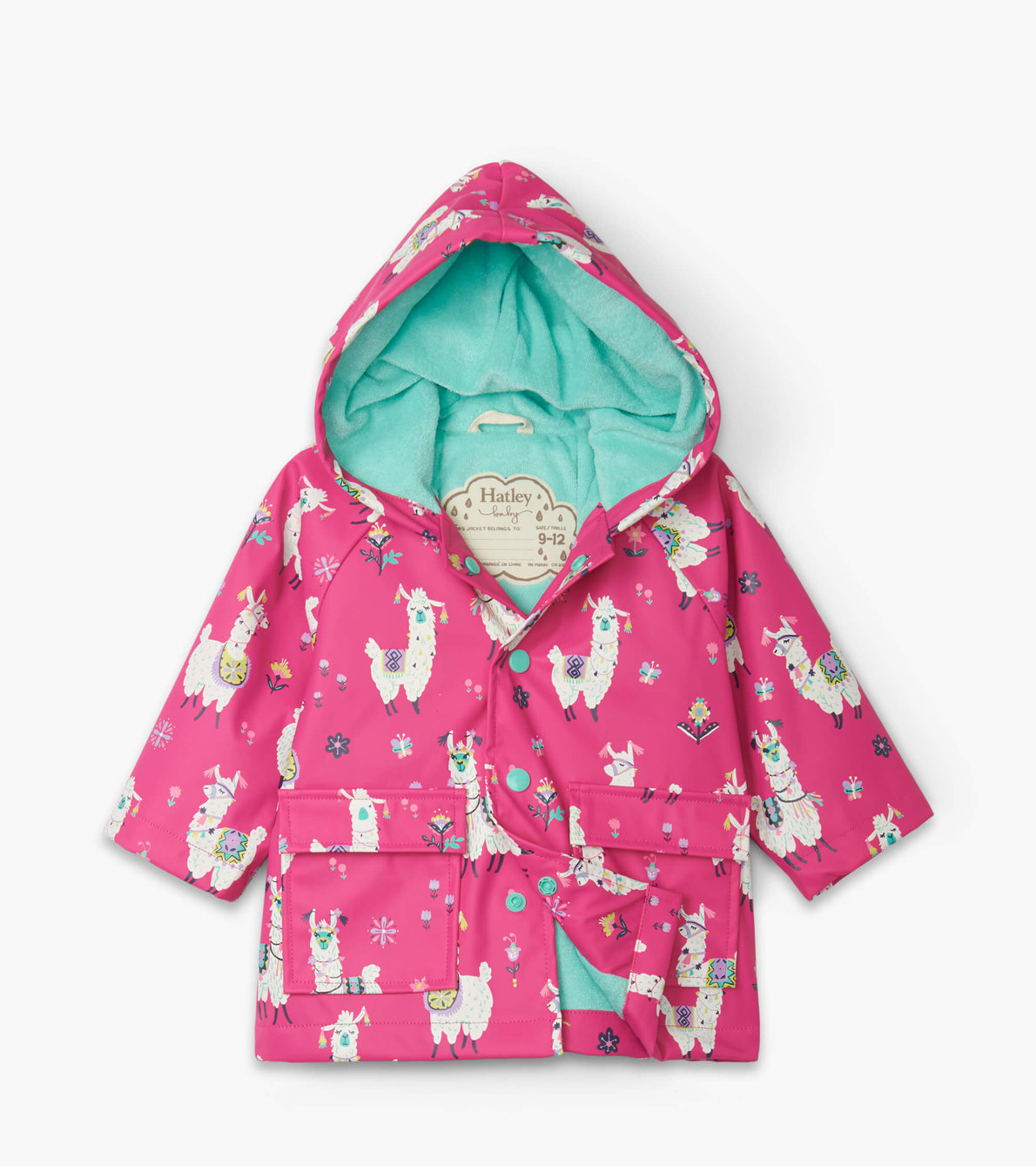 View larger image of Pretty Alpacas Baby Raincoat