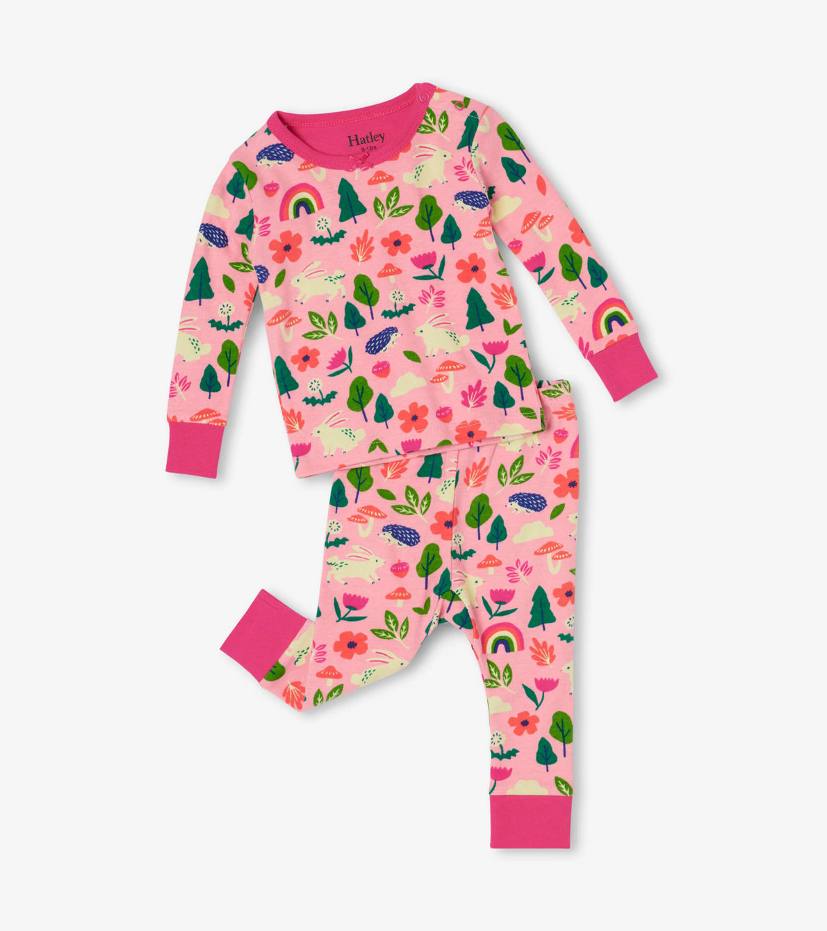 View larger image of Pretty Forest Organic Cotton Baby Pajama Set