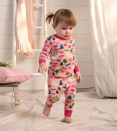 Pyjama en coton biologique pour bébé – Forêt ravissante