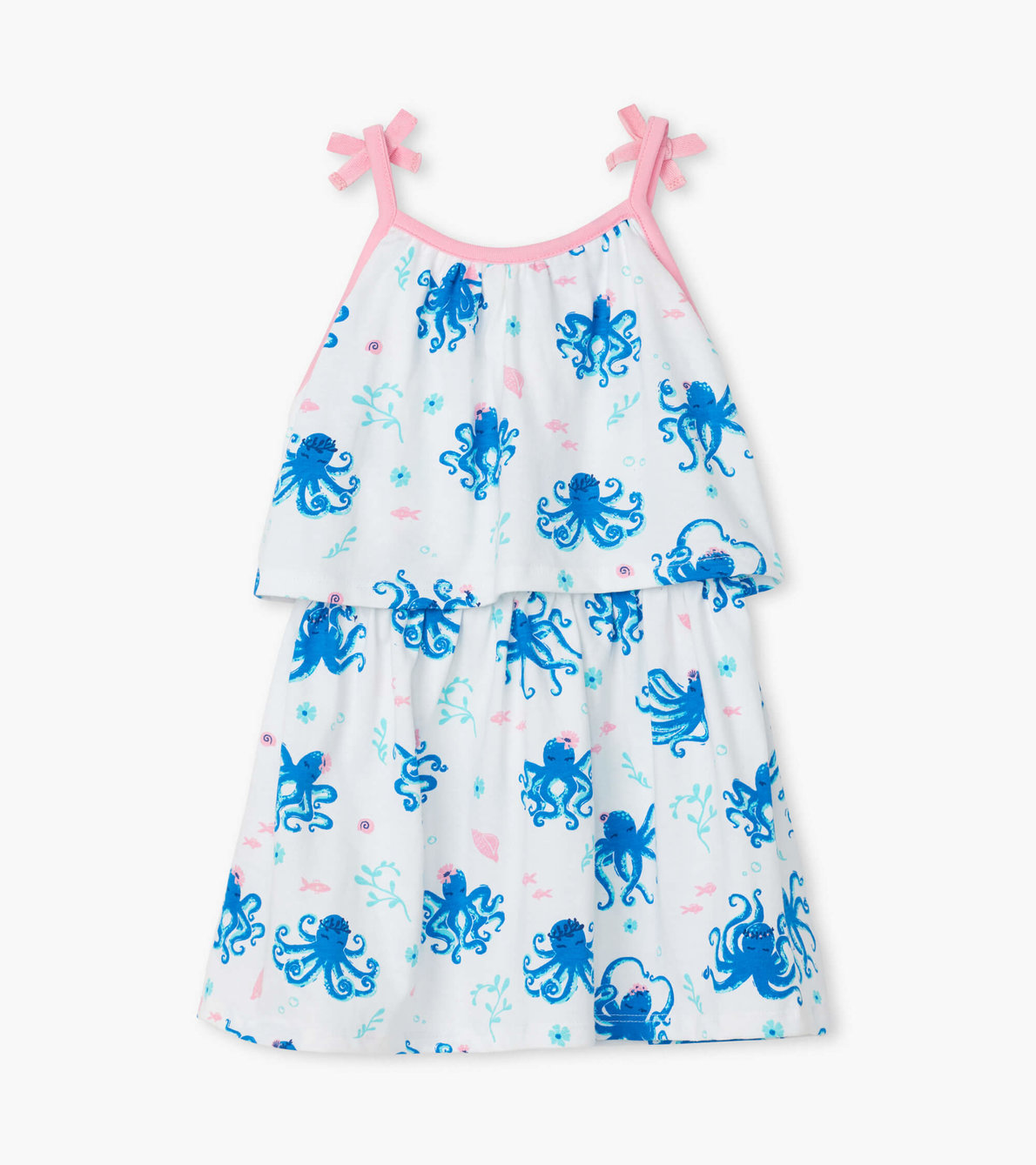View larger image of Pretty Octopuses Baby Layered Dress