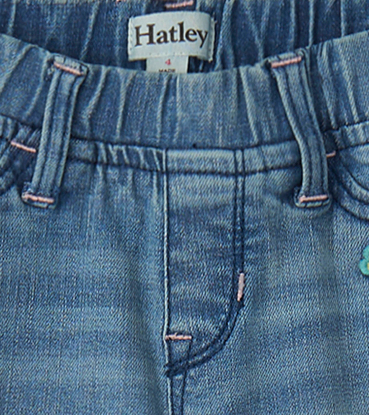 View larger image of Pretty Patches Stretch Denim Jeans