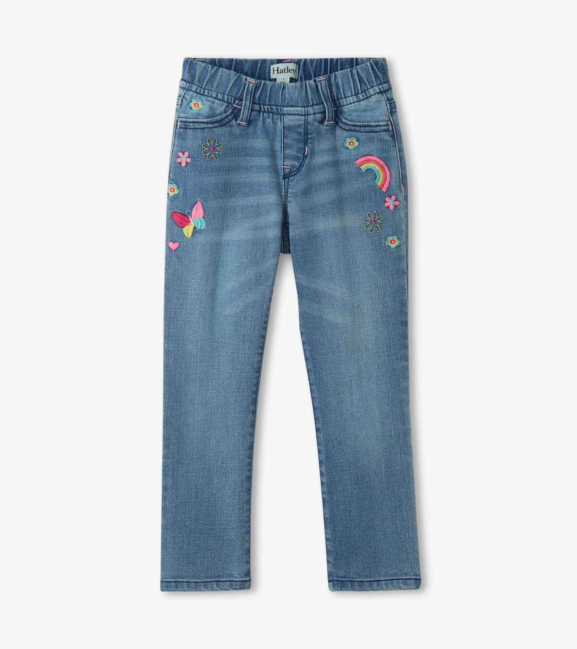 View larger image of Pretty Patches Stretch Denim Jeans