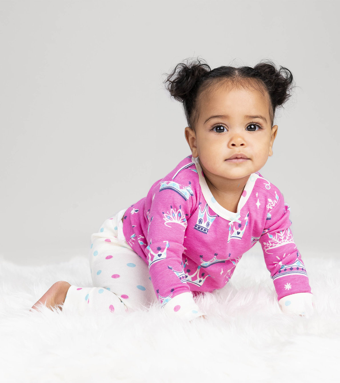 View larger image of Pretty Princess Organic Cotton Baby Pajama Set