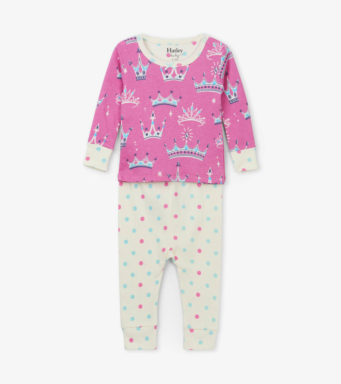 View larger image of Pretty Princess Organic Cotton Baby Pajama Set