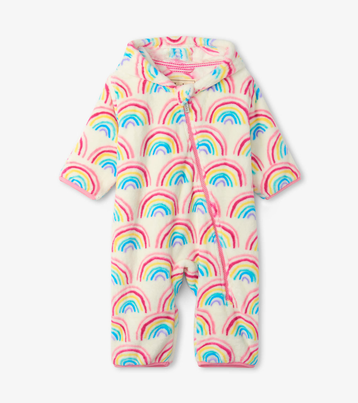 View larger image of Pretty Rainbows Fuzzy Fleece Baby Bundler
