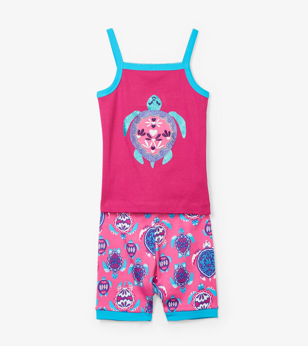 Agrandir l'image de Pyjama débardeur à appliqué – Jolies tortues de mer