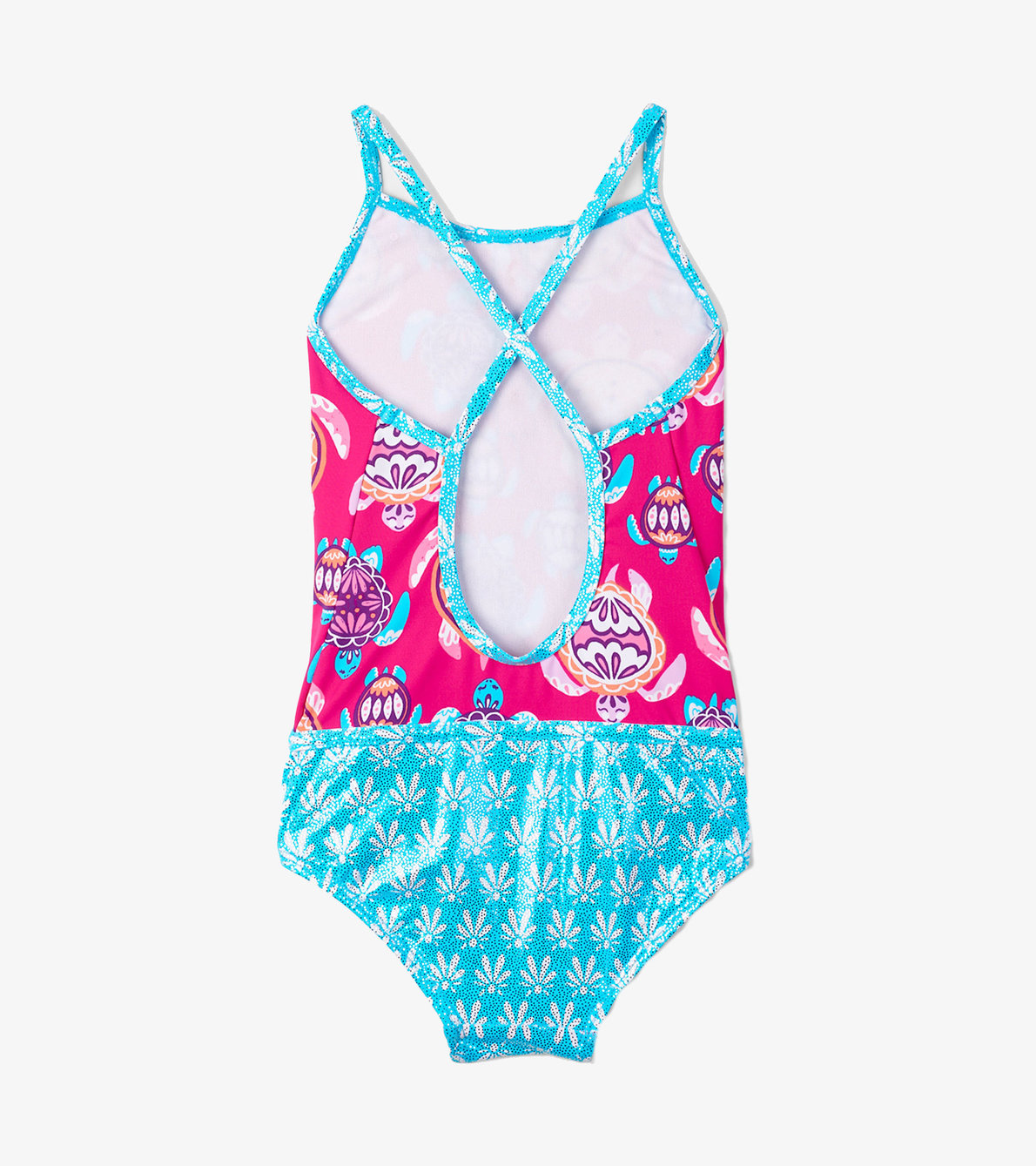 View larger image of Pretty Sea Turtles Colourblock Swimsuit