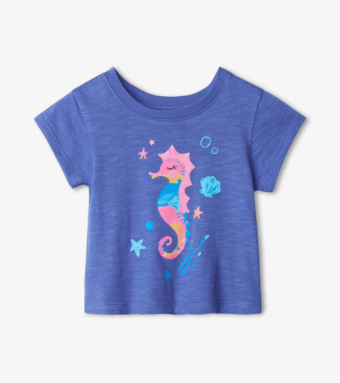 Agrandir l'image de T-shirt pour bébé – Joli hippocampe