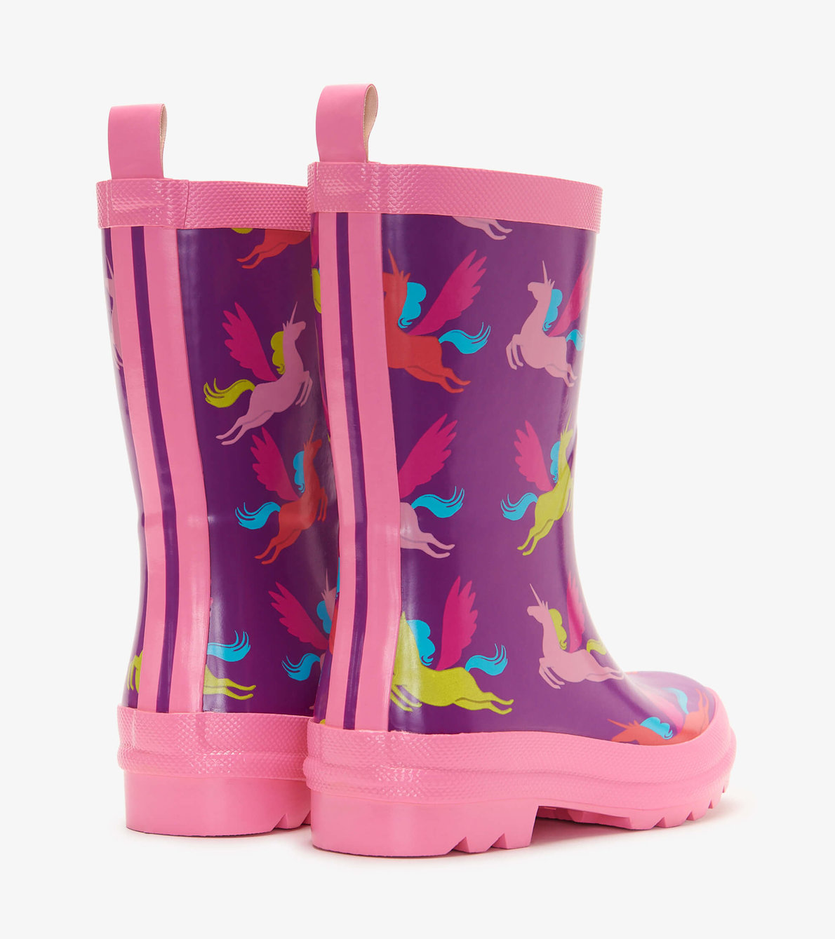 View larger image of Pretty Unicorn Shiny Kids Rain Boots