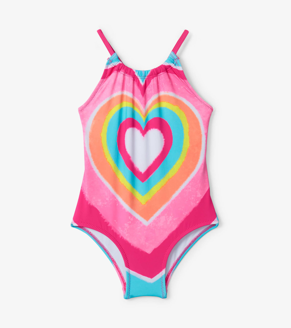 View larger image of Psychedelic Heart Gather Front Swimsuit