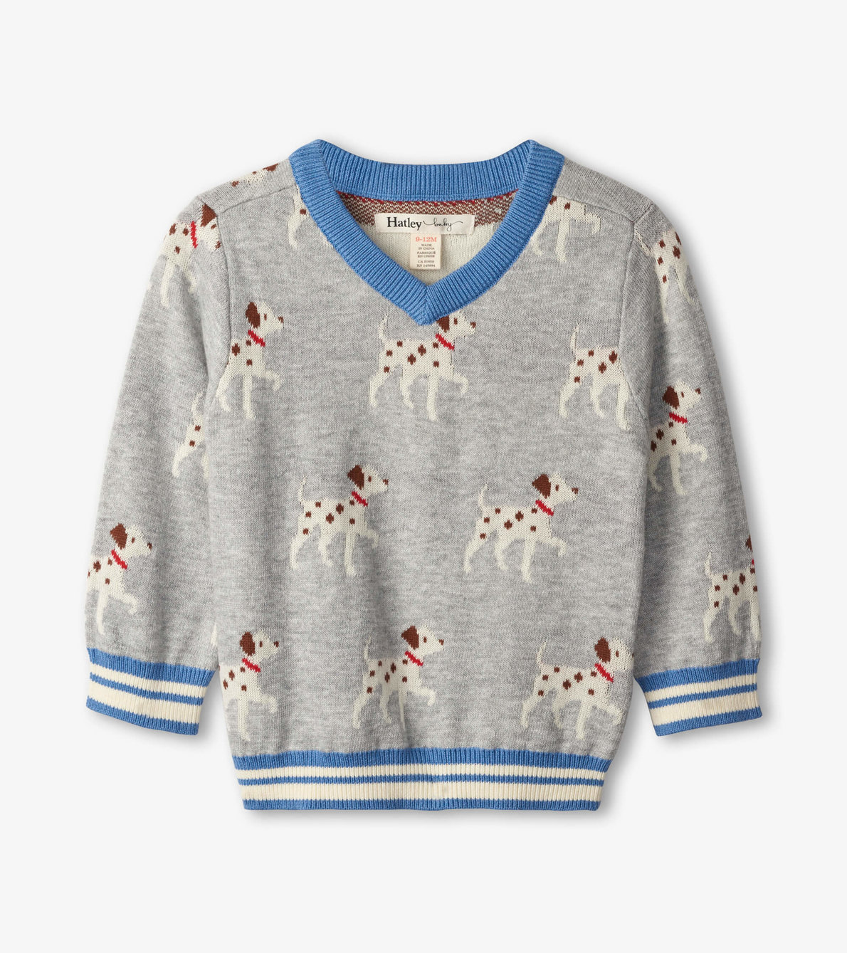 View larger image of Pups V-Neck Baby Sweater