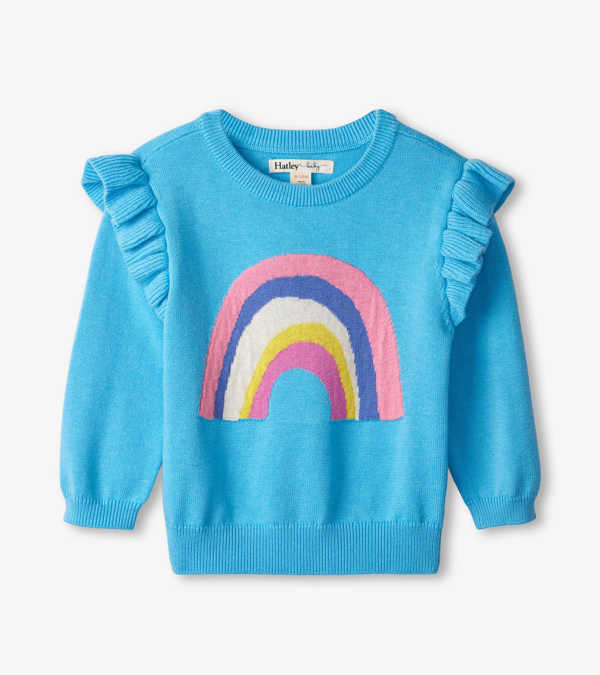 View larger image of Rainbow Baby Ruffle Sleeve Sweater