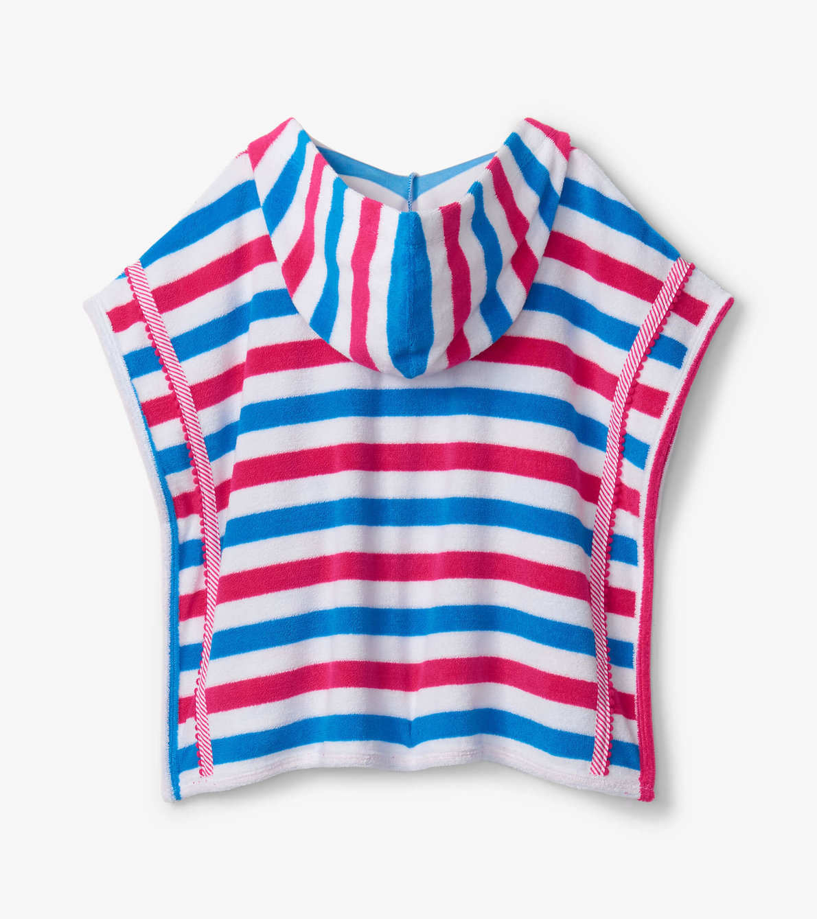 View larger image of Rainbow Beach Stripes Terry Hooded Cover-up