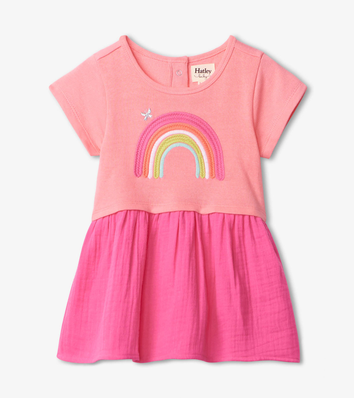 View larger image of Rainbow Butterfly Baby Layered Dress
