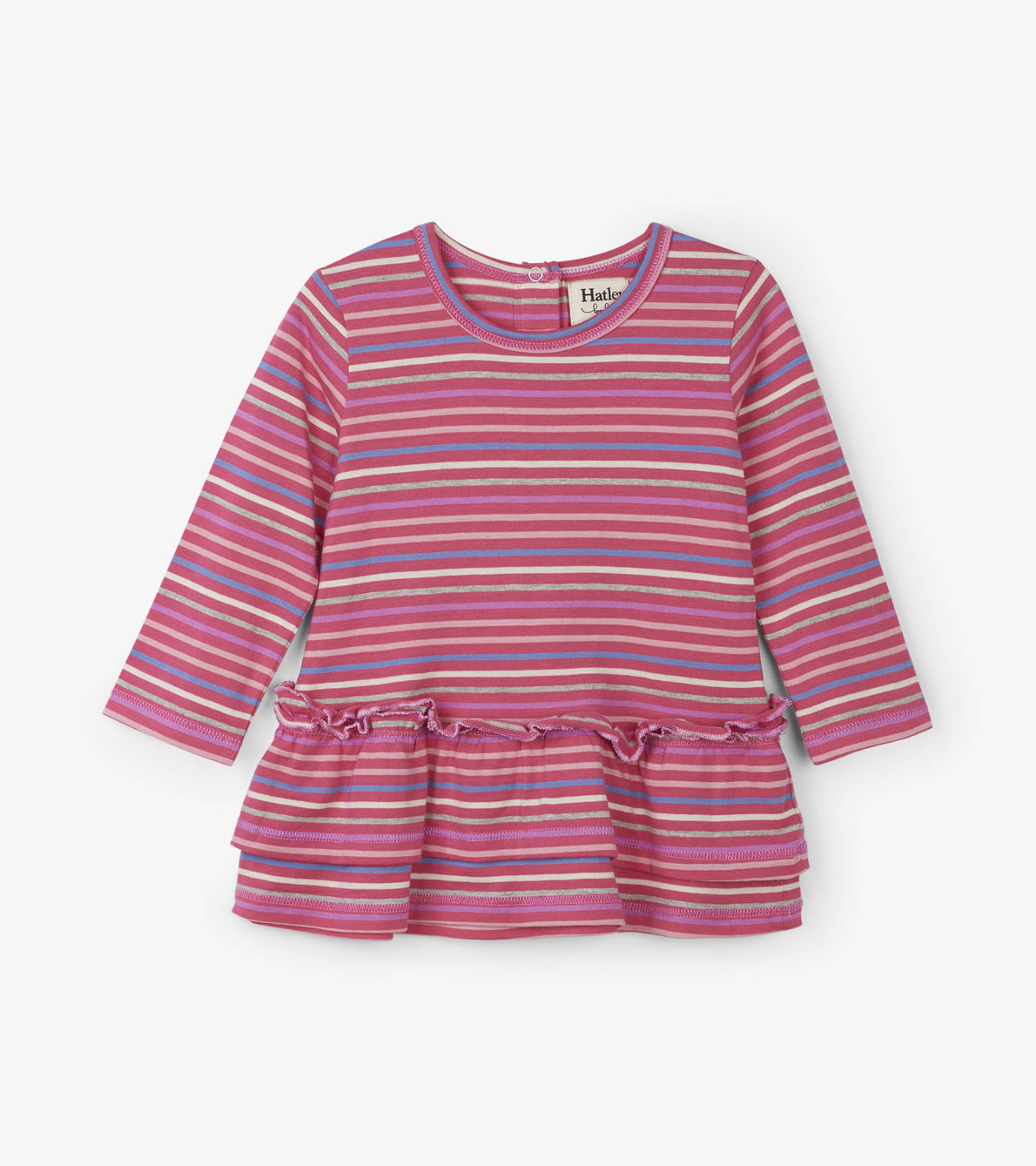 View larger image of Rainbow Candy Stripes Baby Layered Dress