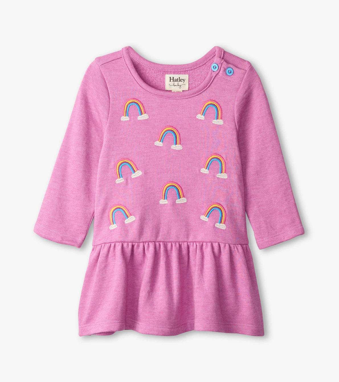View larger image of Rainbow Clouds Baby Flounce Dress