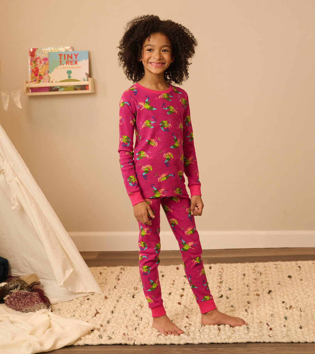 Agrandir l'image de Pyjama pour enfant – Dragons arc-en-ciel