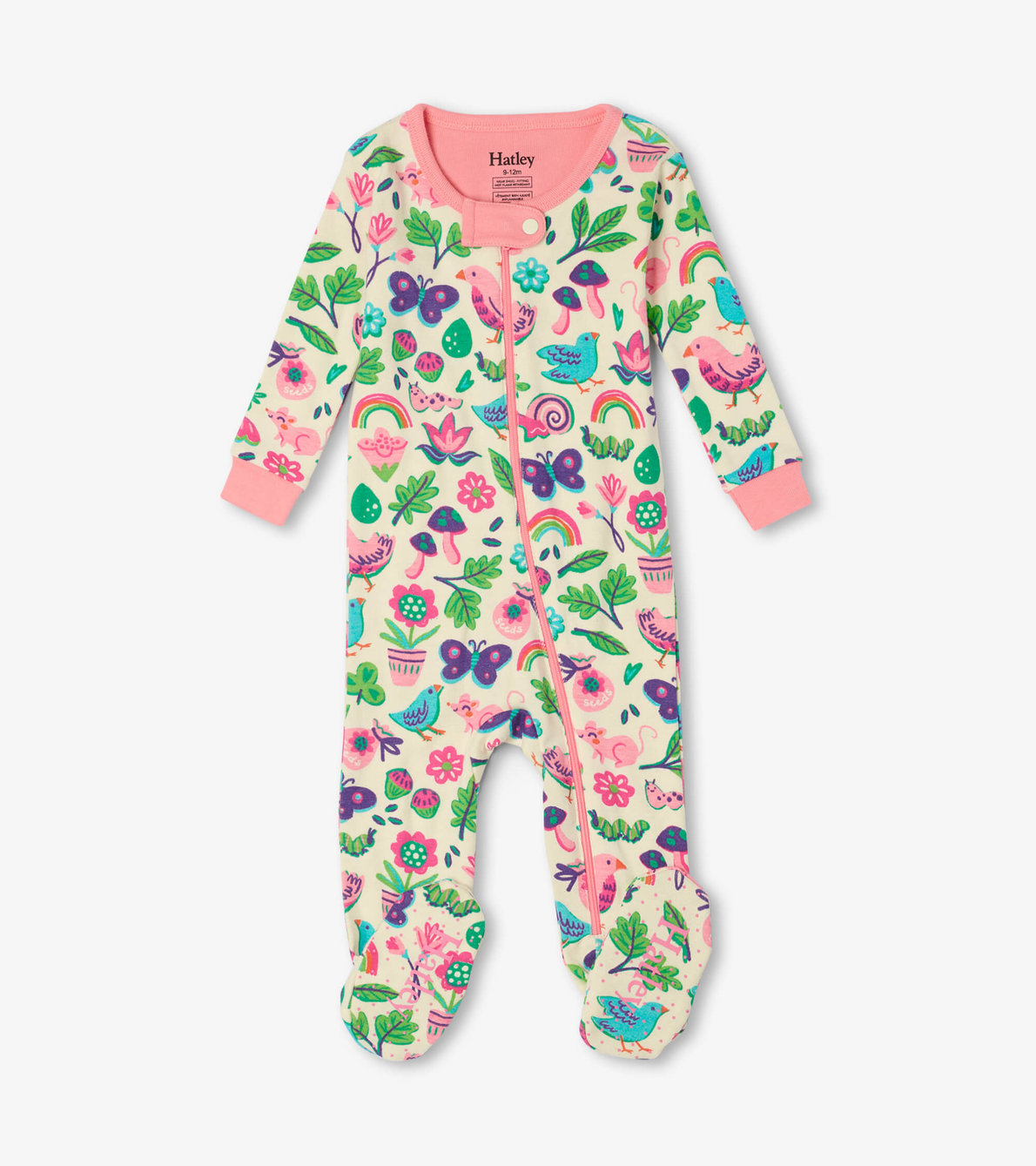 View larger image of Rainbow Park Organic Cotton Footed Coverall
