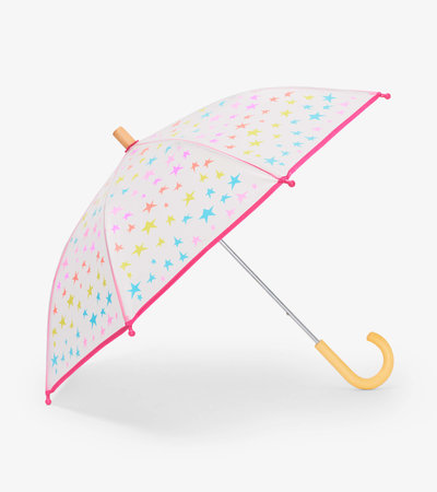 Parapluie pour enfant – Étoiles arc-en-ciel