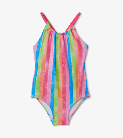 Rainbow Stripes Swimsuit