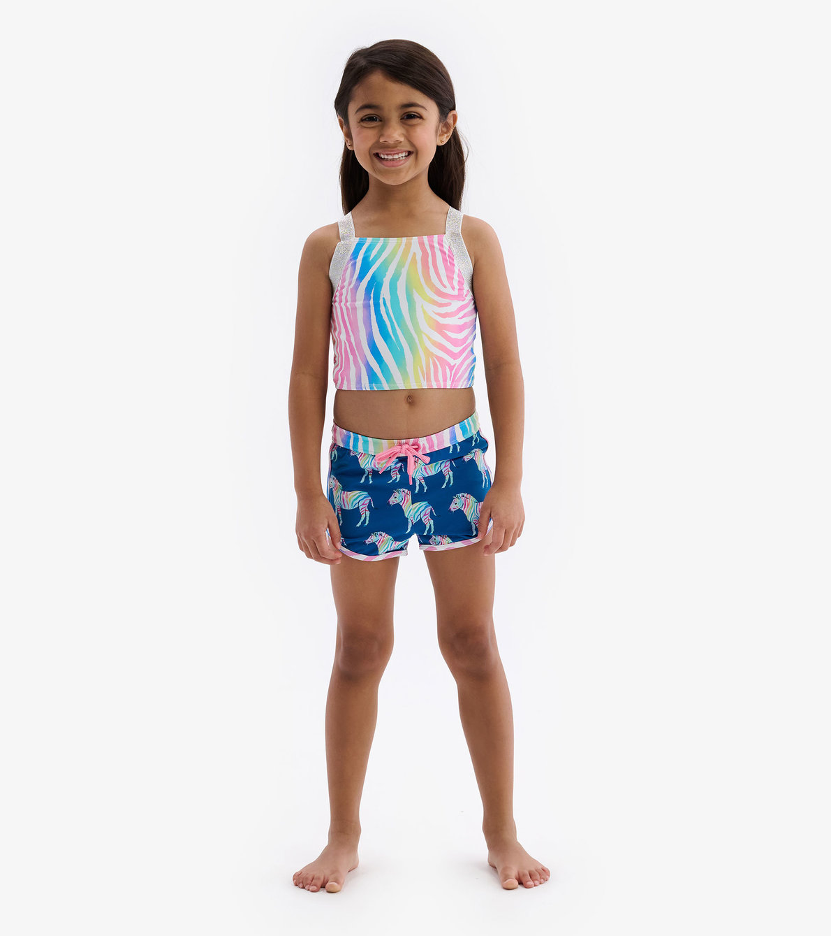 View larger image of Rainbow Zebra Swim Shorts