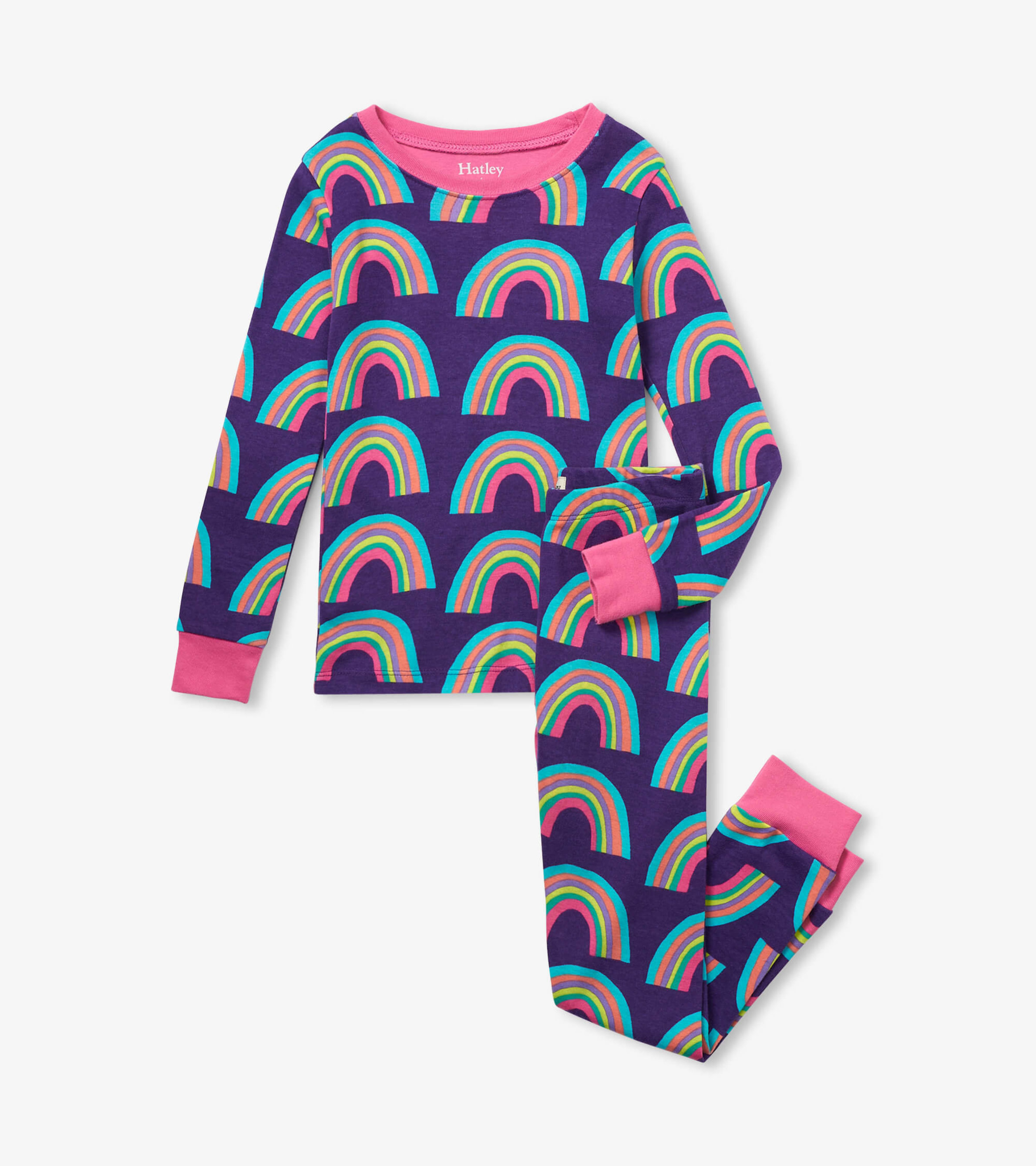 Rainbows Kids Organic Cotton Pajama Set - Hatley US