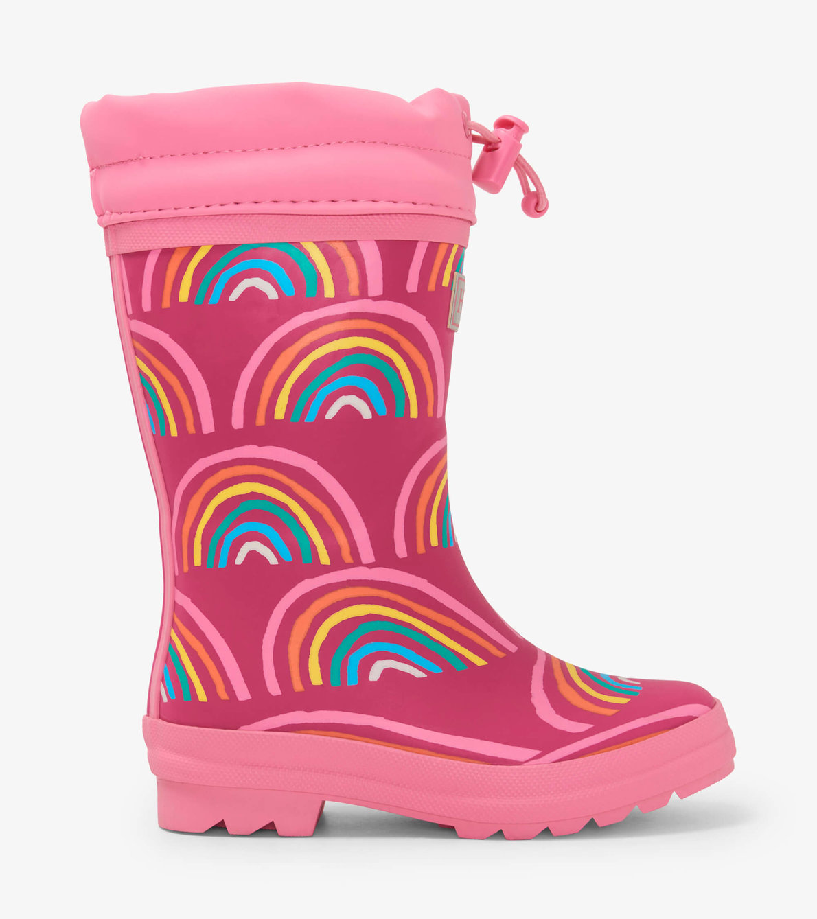 View larger image of Rainy Rainbows Sherpa Lined Wellies