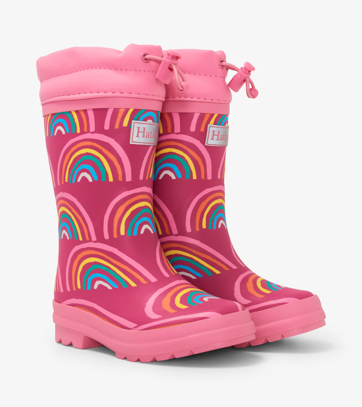 View larger image of Rainy Rainbows Sherpa Lined Wellies