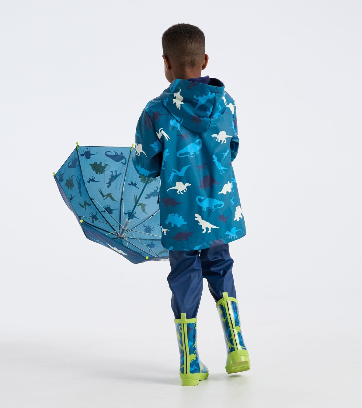 View larger image of Boys Real Dinosaurs Button-Up Rain Jacket