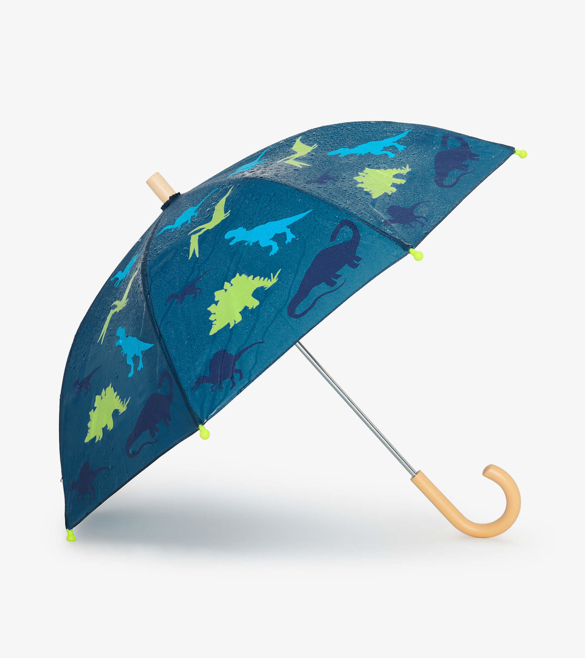 Agrandir l'image de Parapluie à couleur changeante pour enfant – Dinosaures réels