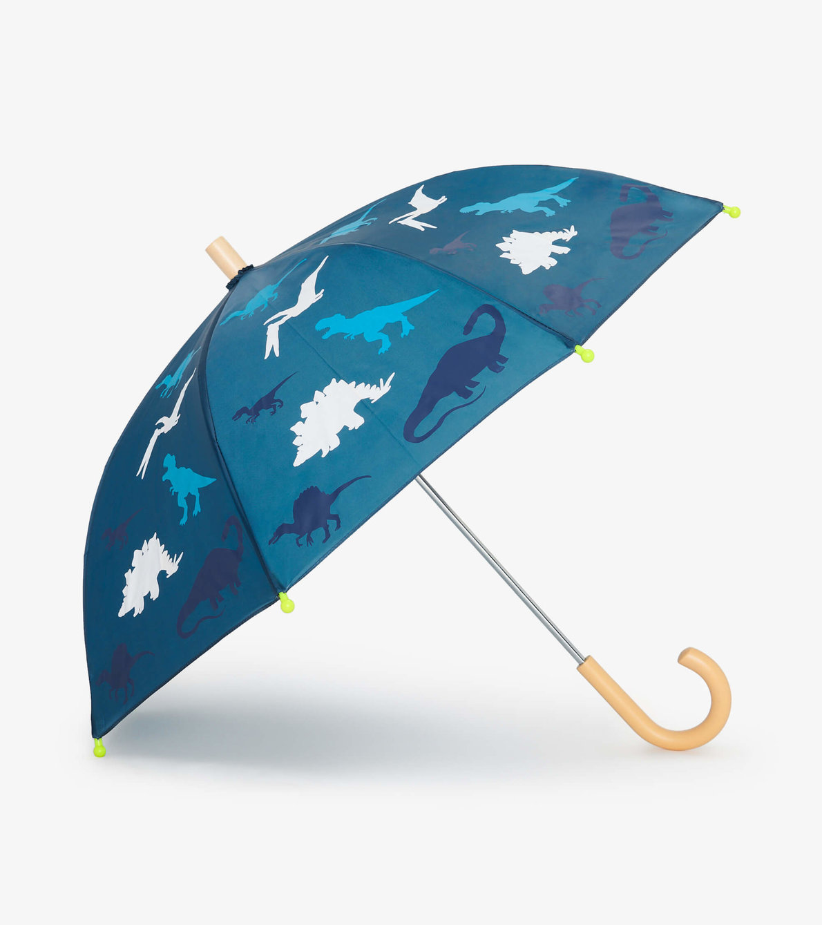 Agrandir l'image de Parapluie à couleur changeante pour enfant – Dinosaures réels