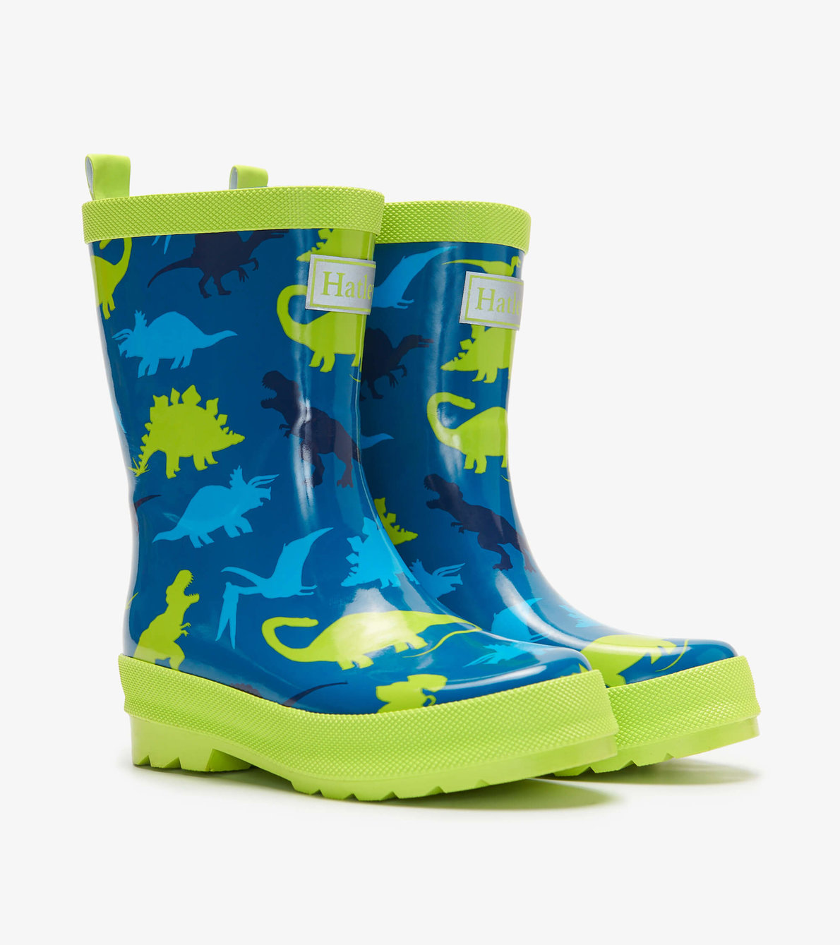 View larger image of Real Dinosaurs Shiny Kids Rain Boots