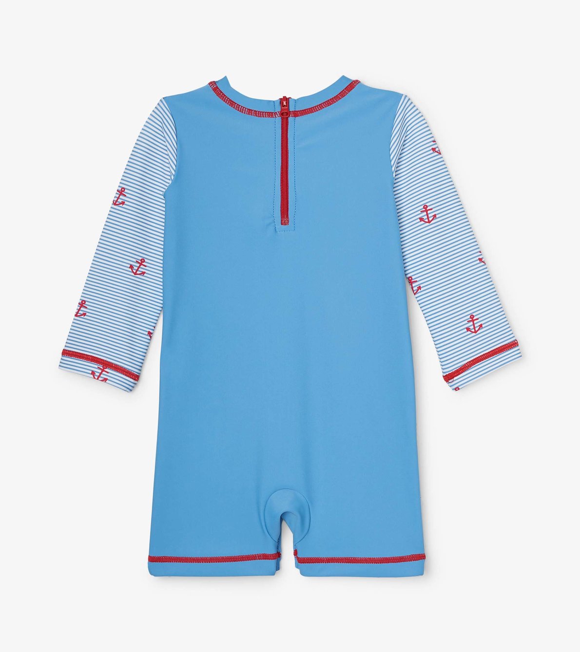 View larger image of Red Anchors Baby One-Piece Rashguard