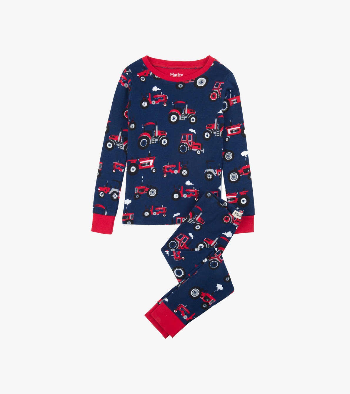 View larger image of Red Farm Tractors Organic Cotton Pajama Set
