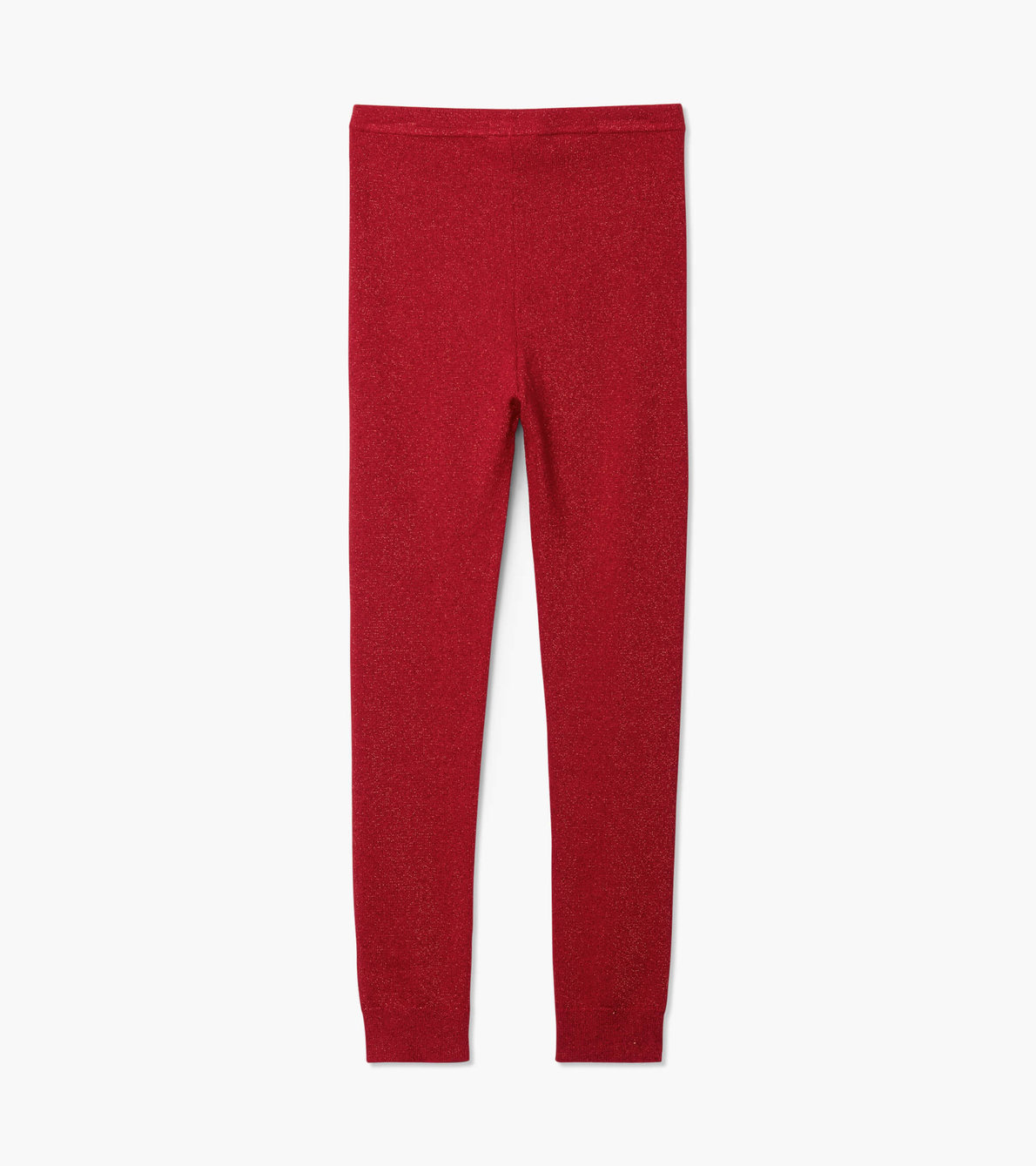 Agrandir l'image de Legging en tricot – Rouge scintillant