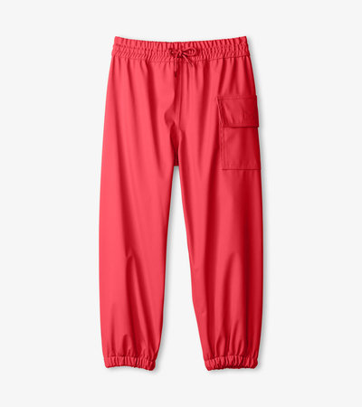 Pantalon de pluie pour enfant – Rouge