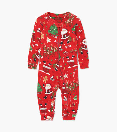 Red Twas The Night Before Christmas Infant Coverall