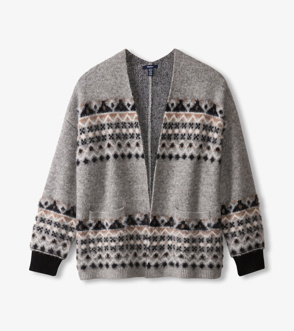 View larger image of Relaxed Cardigan - Light Grey Melange