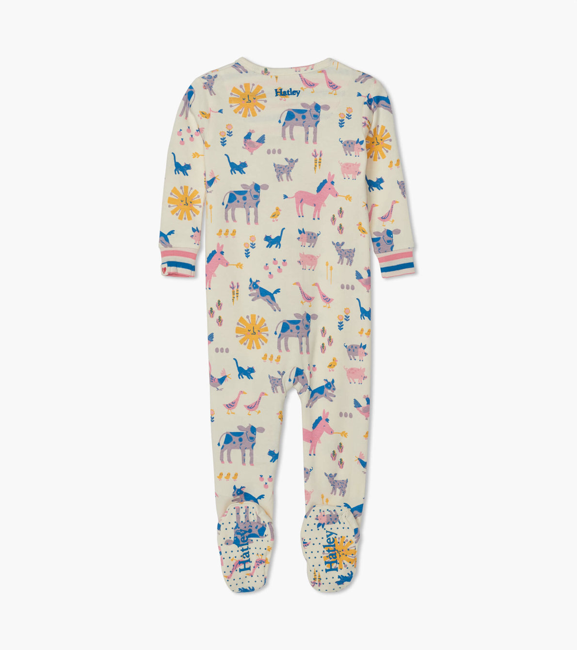 View larger image of Retro Farm Organic Cotton Footed Coverall