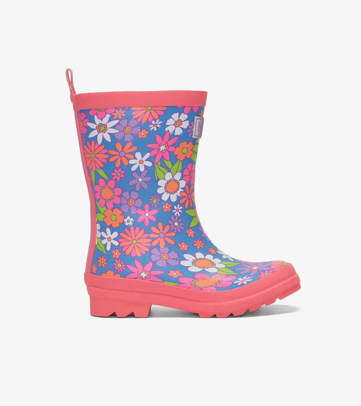 View larger image of Retro Floral Matte Rain Boots