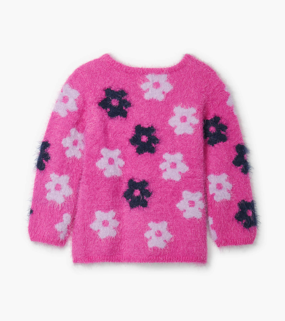View larger image of Retro Flowers Fuzzy Sweater