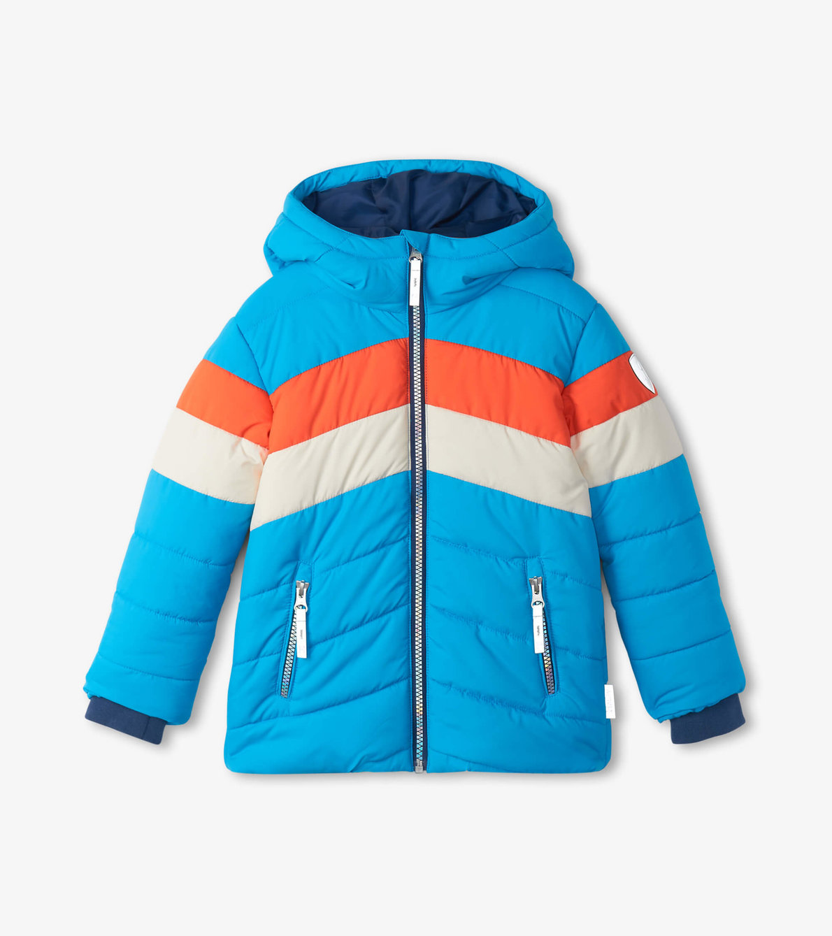View larger image of Retro Winter Blue Puffer Jacket