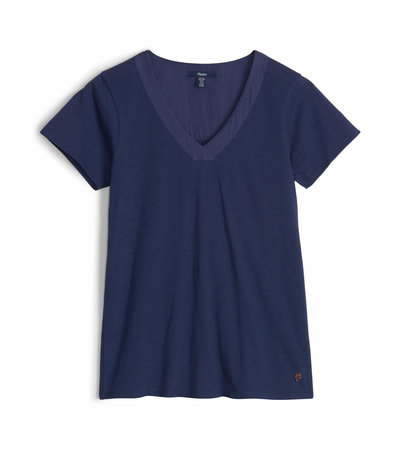 T-shirt River – Bleu patriote