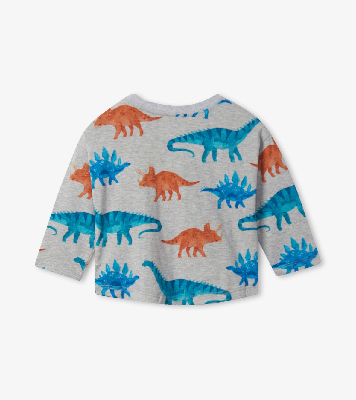 Agrandir l'image de T-shirt à manches longues pour bébé – Dinosaures en balade