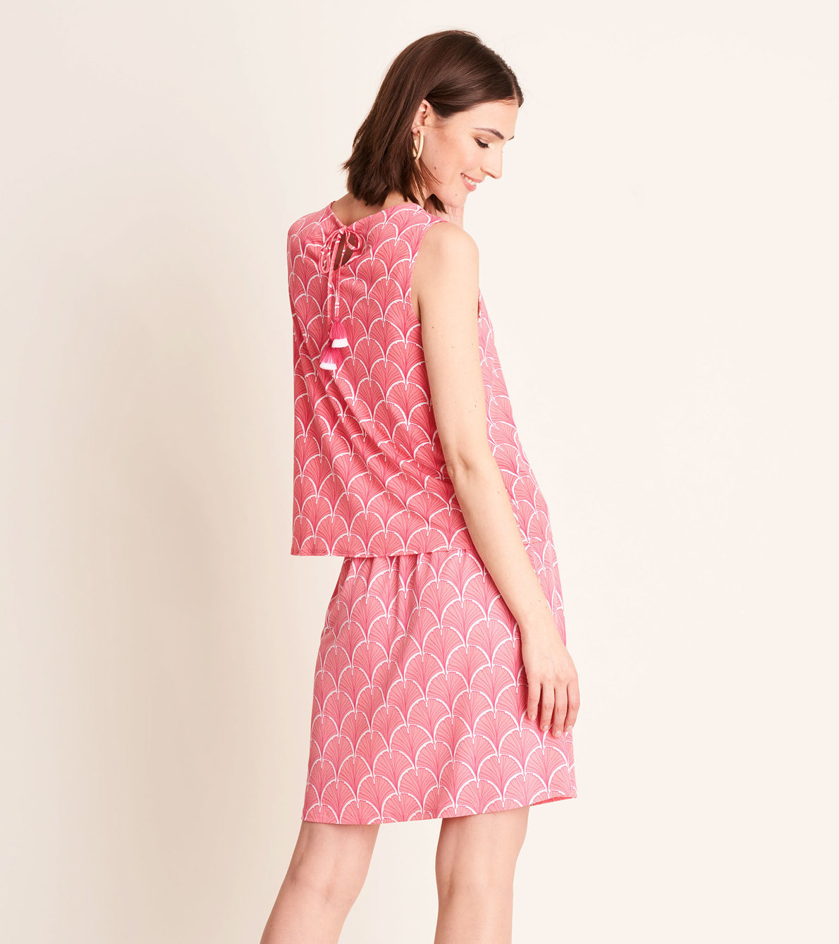 View larger image of Roberta Dress - Coral Fans