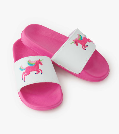 Rock Star Unicorn Slide On Sandals