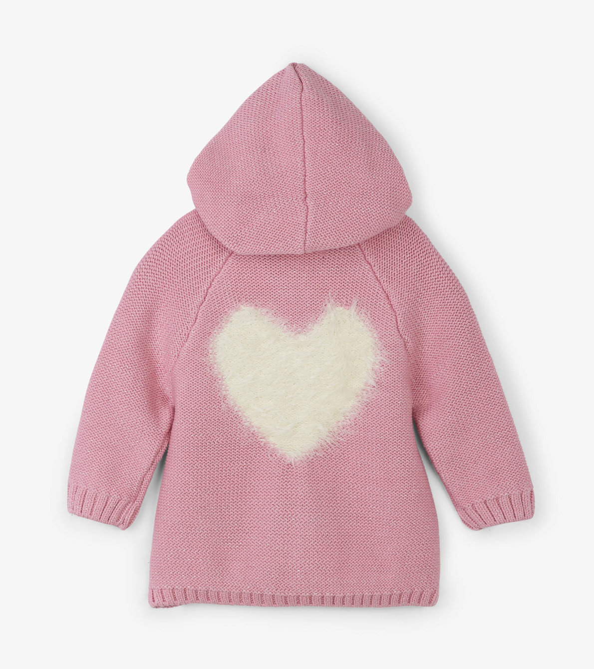 View larger image of Rose Shimmer Baby Sweater Hoodie