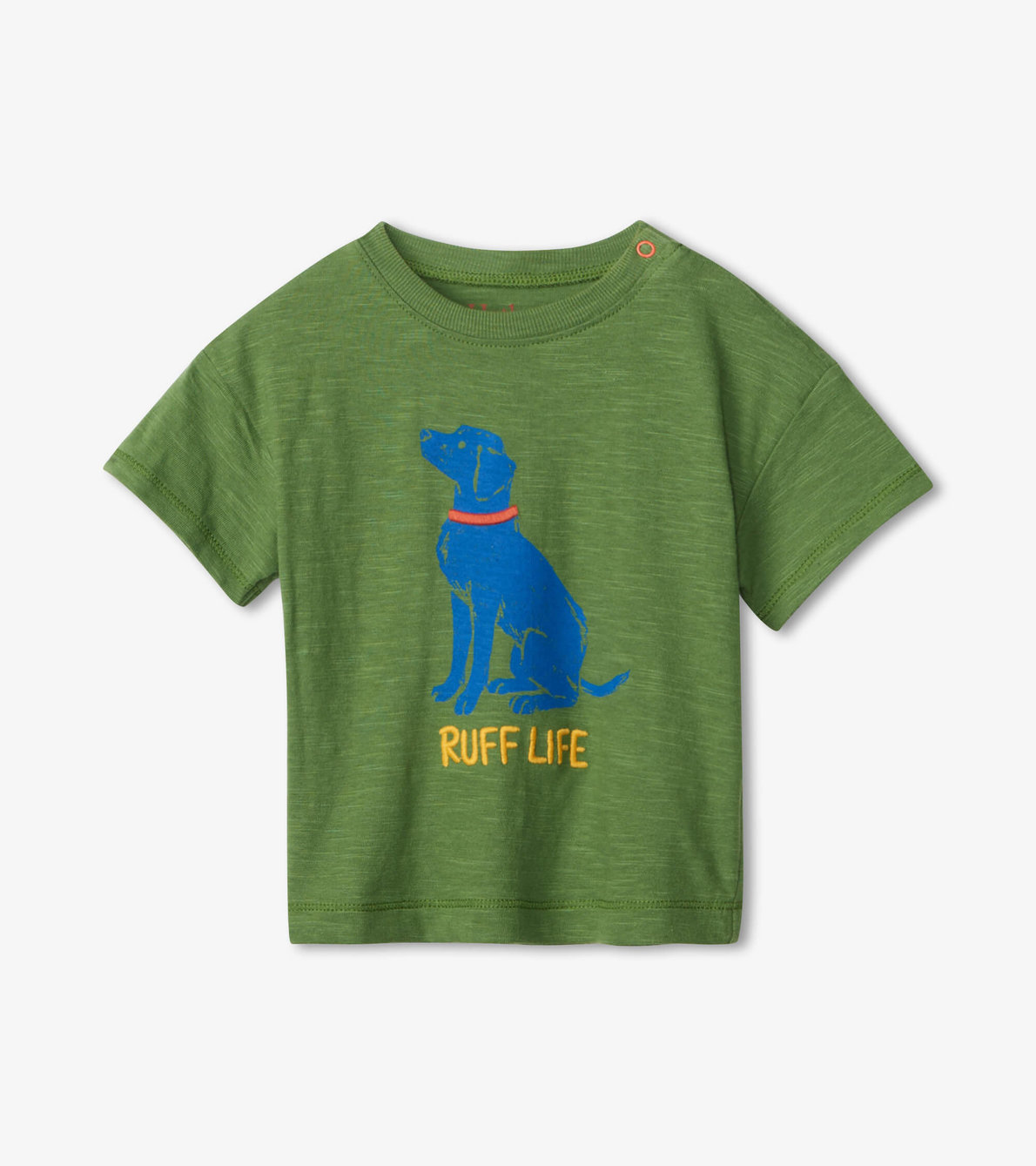 Agrandir l'image de T-shirt à imprimé pour bébé – Chien « Ruff Life »